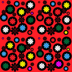 vector colorful flower