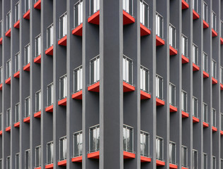 detail photography of modern building