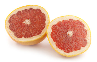 Fototapeta na wymiar Grapefruit insulated on white background