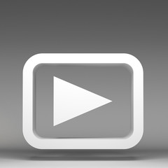 3d play icon