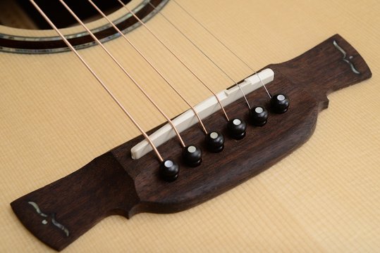 Guitar Bridge, Saddle and Pin