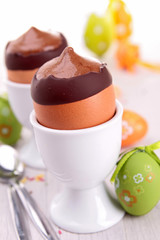 easter chocolate mousse