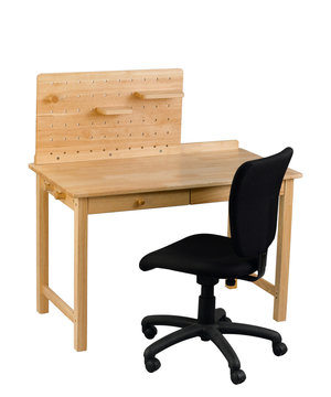 small table for student to do homework or home office