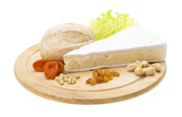 piece of Brie cheese