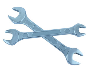 Stainless Steel Wrench close up