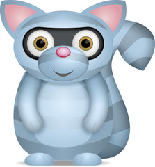 kleiner blauer Waschbär