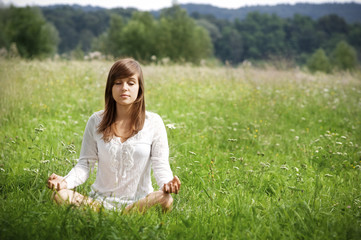 Lotus pose