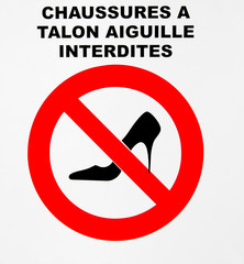 Talon interdit