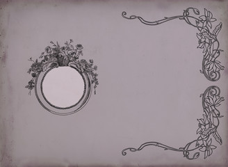 Elegant frame illustration