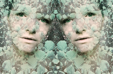 Arttistic twin girls