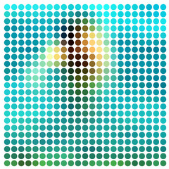 Dots abstract vector background