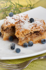 Fresh blueberry tart