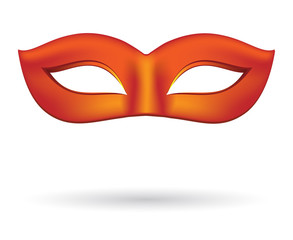 Carnival masks in red