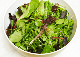 fresh green salad