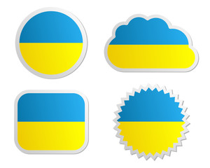 Fahne Ukraine Sticker