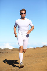 Athlete sports fitness runner running