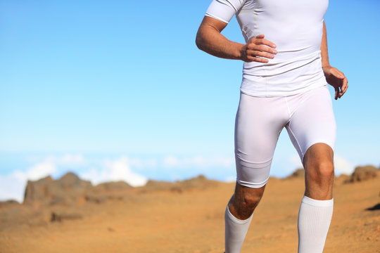 Sport fitness runner running