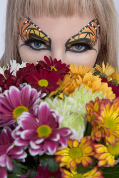 Butterfly makeup