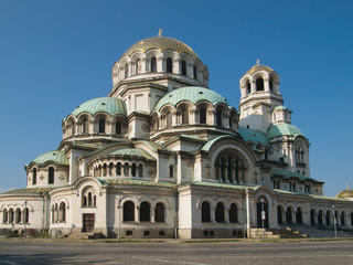 Fototapeta premium The St. Alexander Nevsky Cathedral in Sofia (Bulgaria)