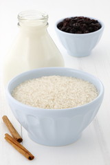 Rice pudding ingredients