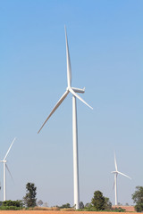 Fototapeta premium Wind turbines generating electricity