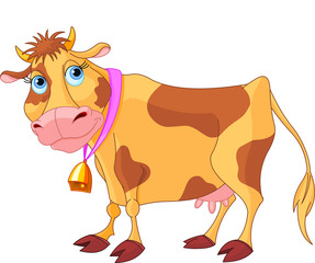 Vache de dessin animé
