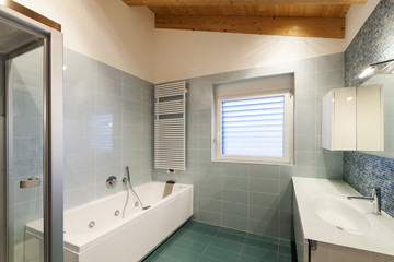 modern bathroom, interior