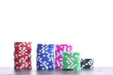 Poker chips.