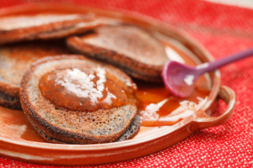 chocolate pancakes