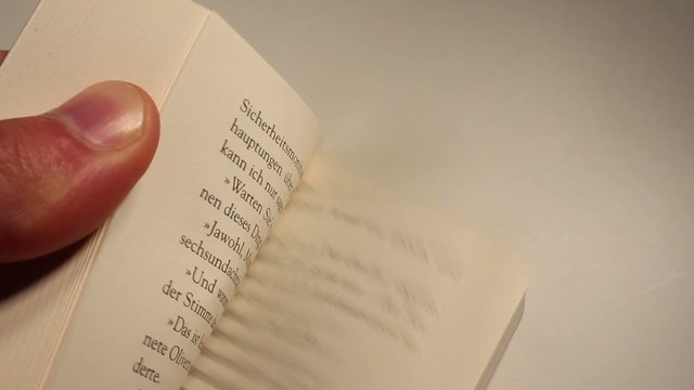 Buch bl&auml;tter