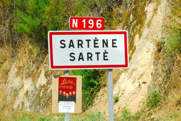 panneau Sartène