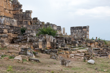 ruins of the ancient city of Hierapolis