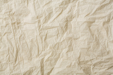 Crumpled tissue paper
