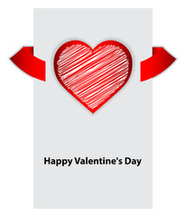 Valentine's Day vector background with special design