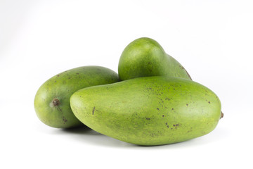 Three Whole Green Mango