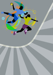 Handball background