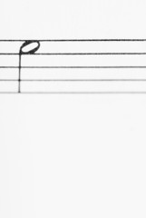 Macro Sheet Music Notes.