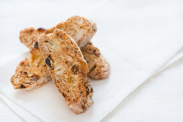Italian cantuccini (biscotti) cookies