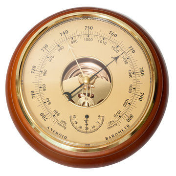 Vintage aneroid barometer