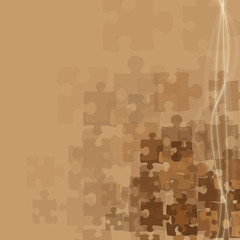 Creative puzzle background