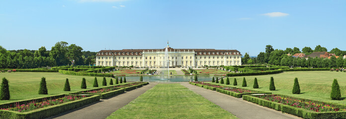 Ludwigsburg palace in Ludwigsburg, Baden-Wurttemberg, Germany - 48831826