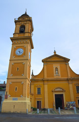 Church of St. Giacomo. Ponte dell'Olio. Emilia-Romagna. Italy.