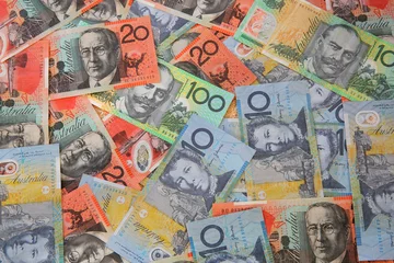 Foto auf Alu-Dibond Australian Dollars © Benshot
