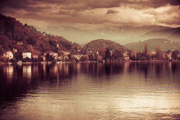 Fototapeta premium Lago di Lugano