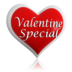 valentine special red heart banner