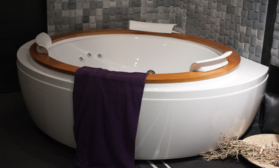 bathroom and toilet with modern decor