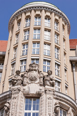 Fototapeta na wymiar Niemiecka Biblioteka Narodowa w Lipsku