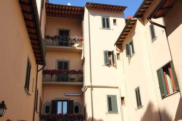 Fototapeta na wymiar Palace courtyard,Pisa,Tuscany,italy