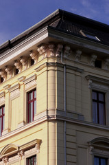 Obraz premium Hauserecke sanierter Altbau