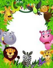 Obraz premium Kreskówka safari